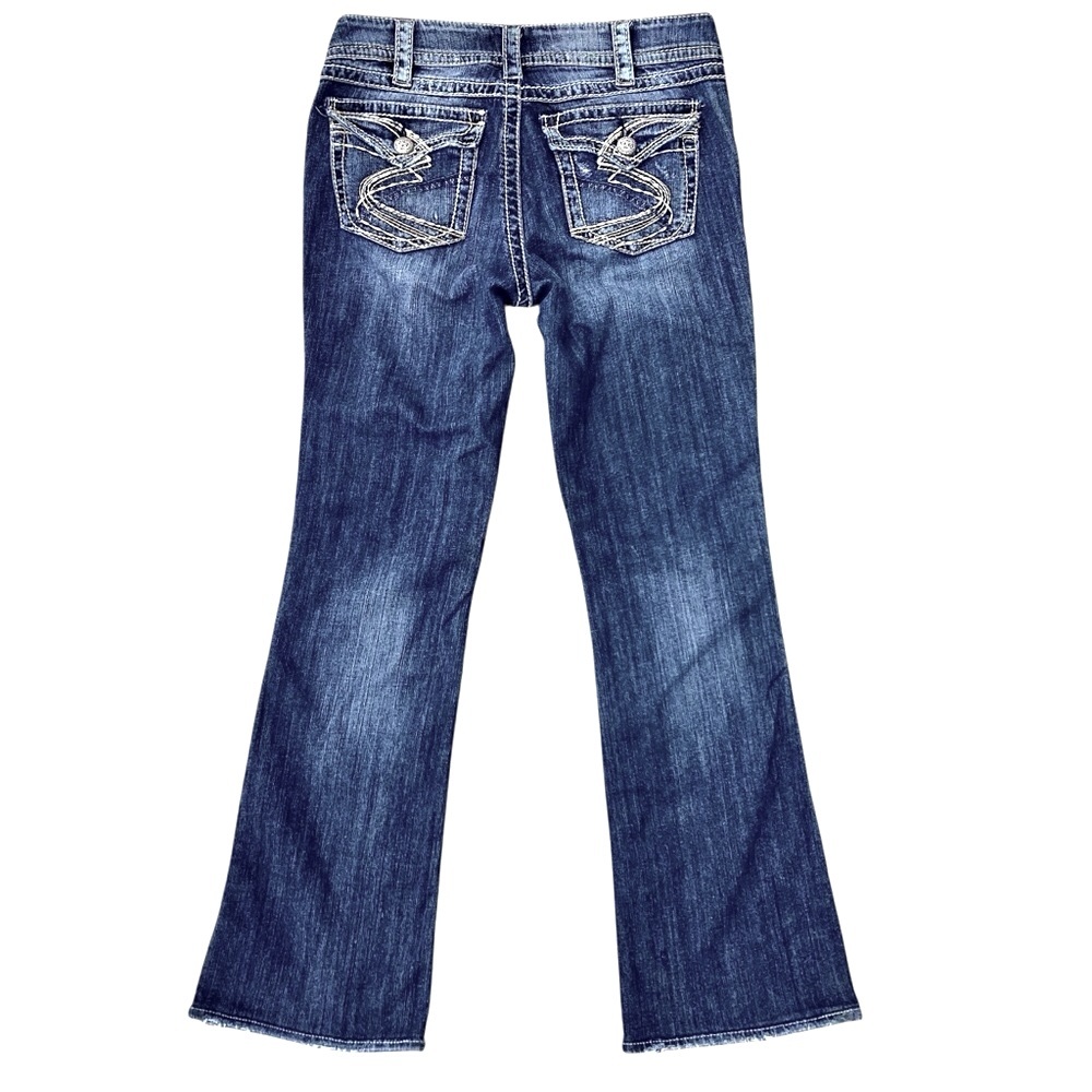SILVER JEANS Suki Surplus 30x31.5 Flap Pockets Thick Stitching